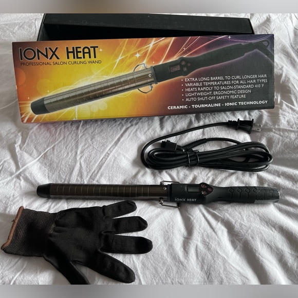 IONX HEAT professional curling wand 1”x 7.6” - Picture 1 of 3